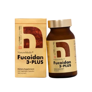 Fucoidan 3-Plus 160 Vegetable Capsules per Bottle  360 mg per Capsule