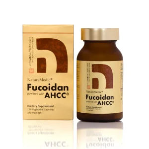 Fucoidan with AHCC 160 Vegetable Capsules per Bottle