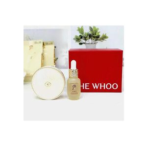 The History Of Whoo With 2 Refill (13g x 2) Gongjinhyang: Mi Luxury Golden Makeup Tone 21 Cushion Set