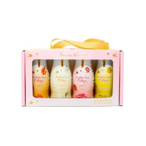 Premium Swallow Bird's Nest Collagen Drink Variety - Jasmine, Rose, Hibiscus, and Chrysanthemum - 4 Bottles x 240ml (8 oz.) - Limited Edition Box